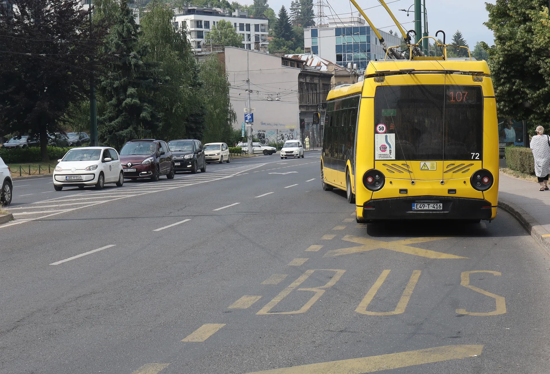Izmjene u trolejbuskom saobraćaju zbog radova na saobraćajnici Kružni tok Grbavica 