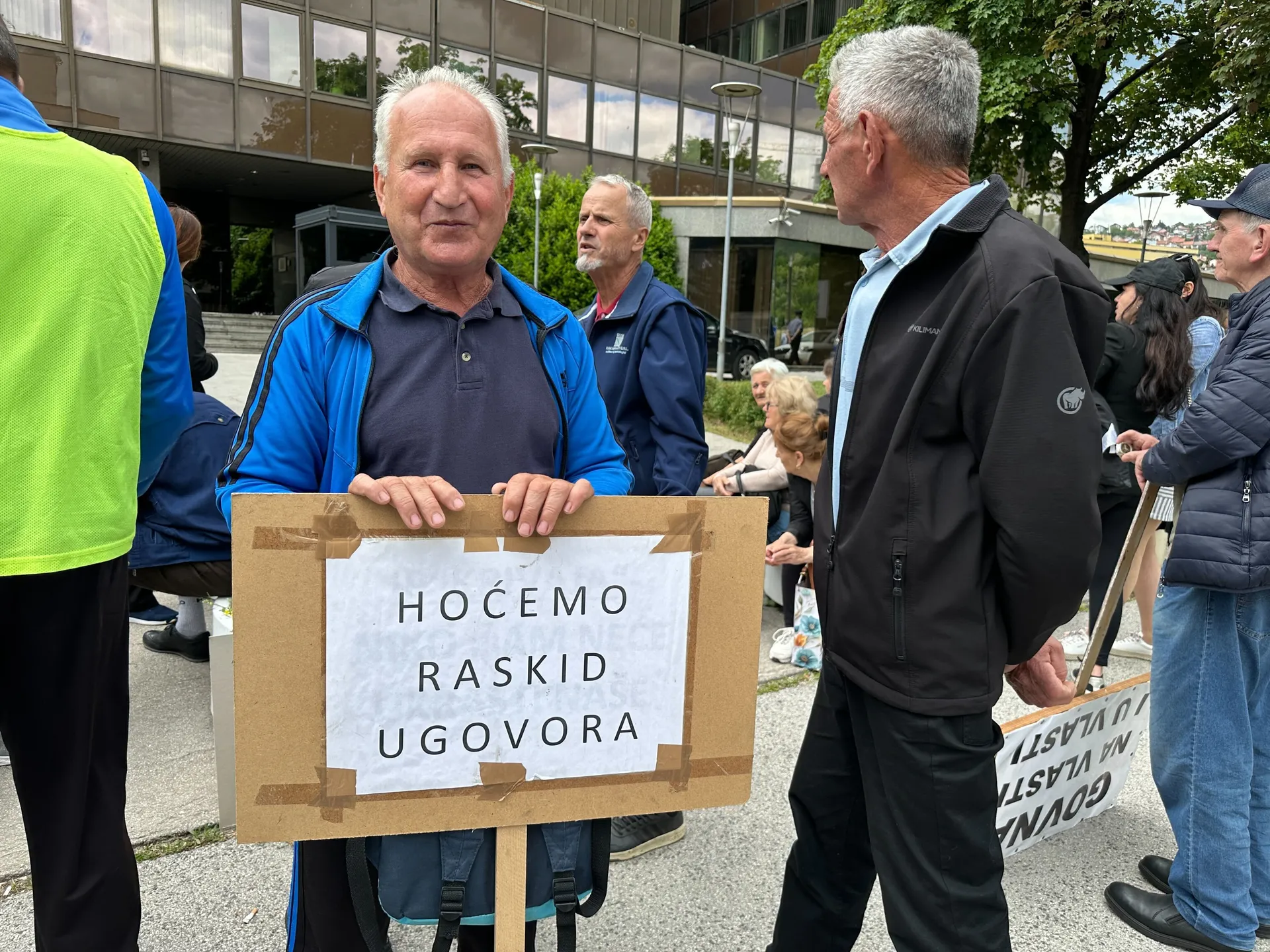 Sa protesta radnika "Krivaje"