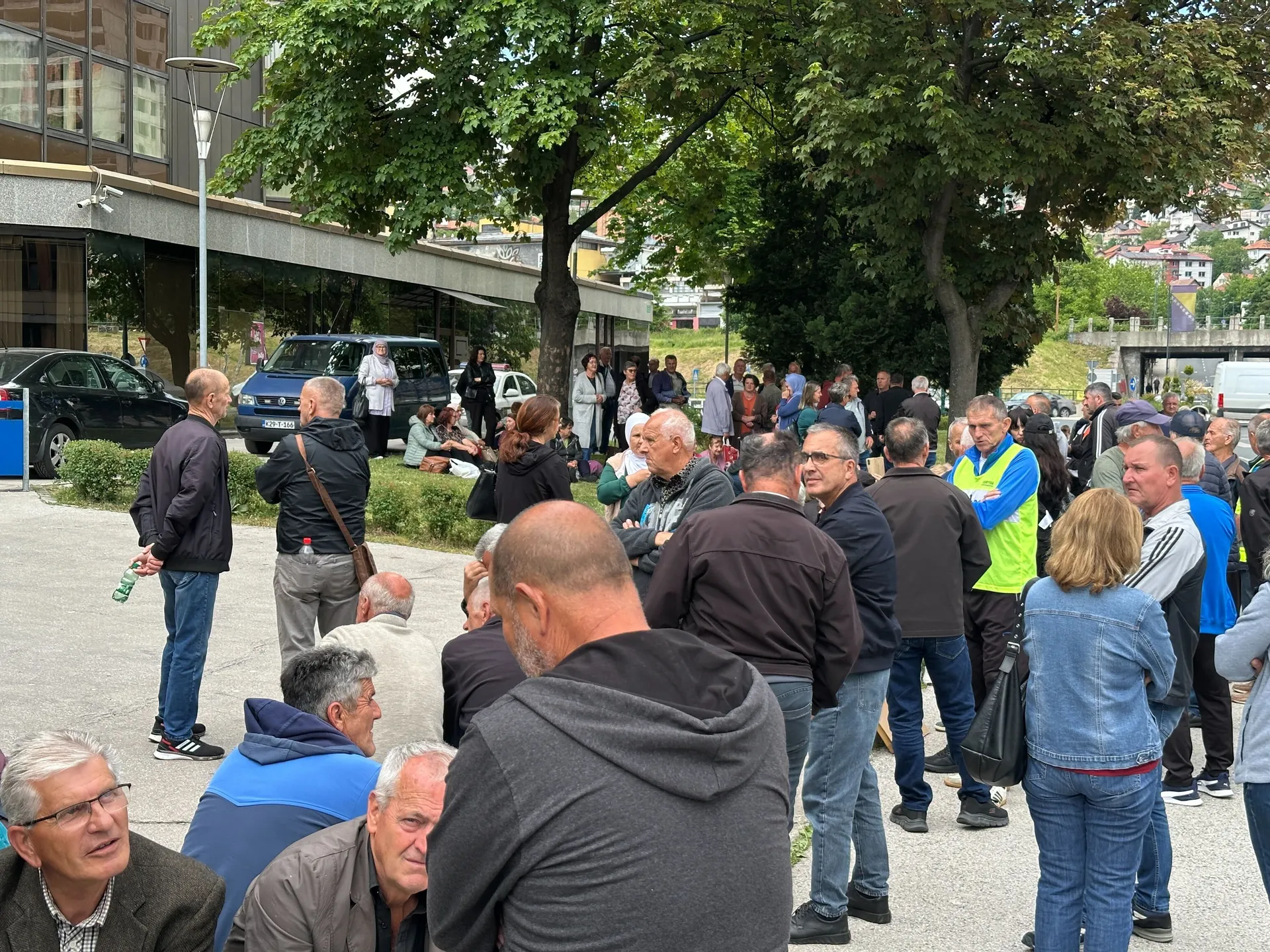 Sa protesta radnika "Krivaje"