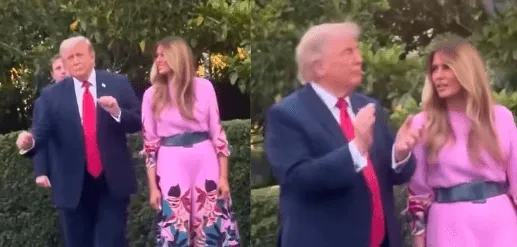 Reakcija Melanije na ples Donalda Trumpa postala je apsolutni hit na internetu 