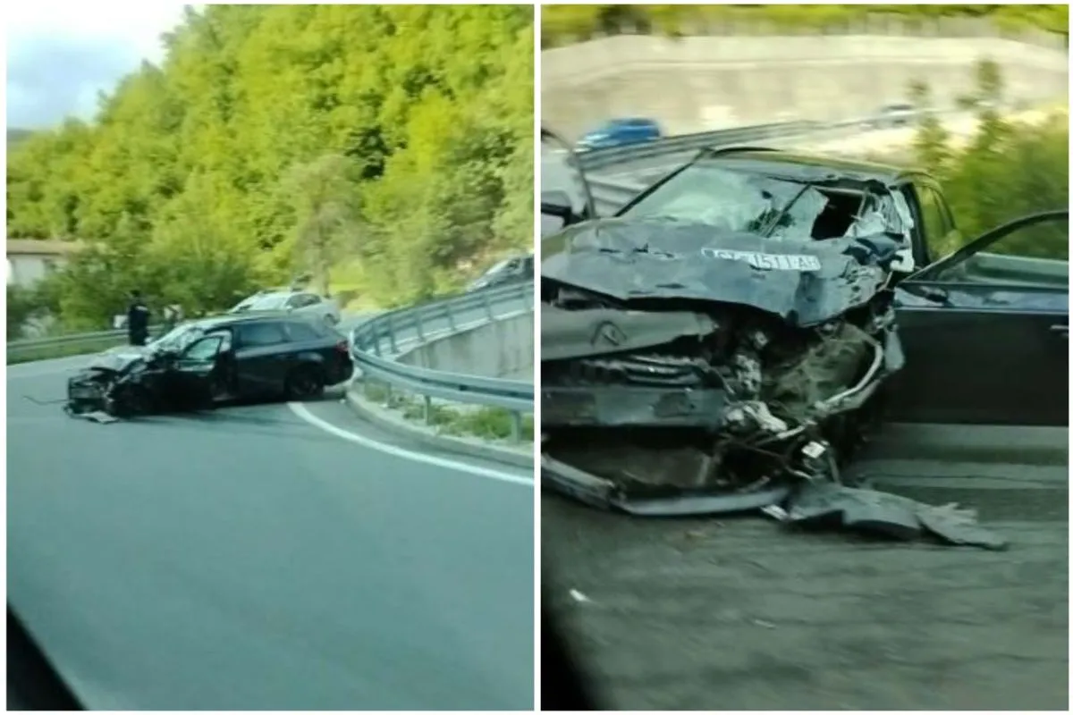 (VIDEO) Teška nesreća u blizini Konjica, vozilo smrskano do neprepoznatljivosti