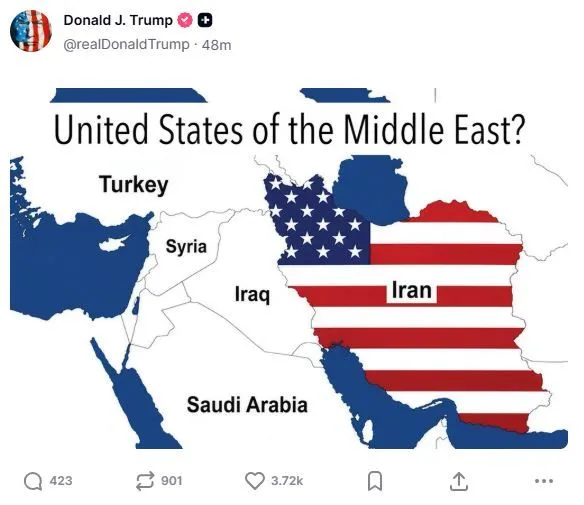 Objava Donalda Trumpa