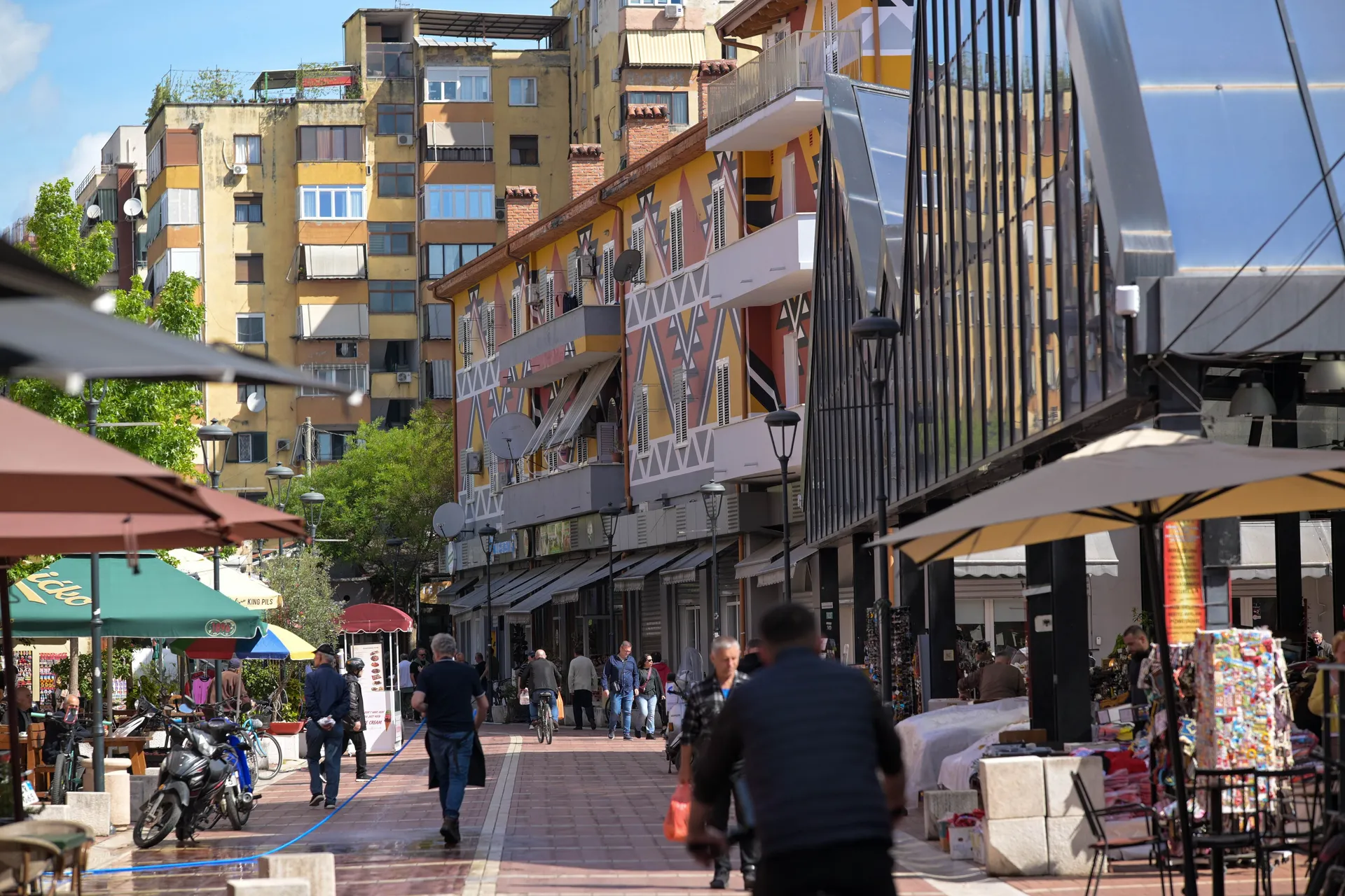 Stari dio grada i raskošna pješačka zona