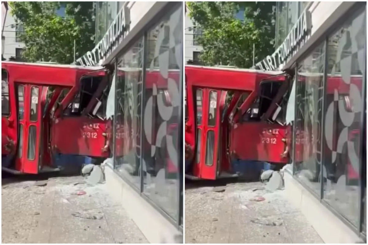 (VIDEO) Nesreća u Beogradu, tramvaj iskočio iz šina i udario u objekat, ima povrijeđenih