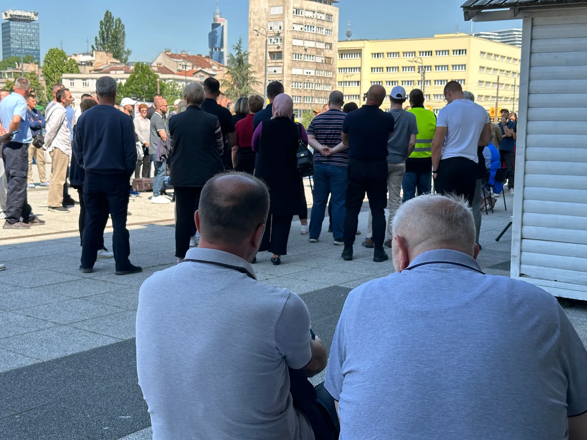 Štrajk upozorenja radnika Centra Skenderija