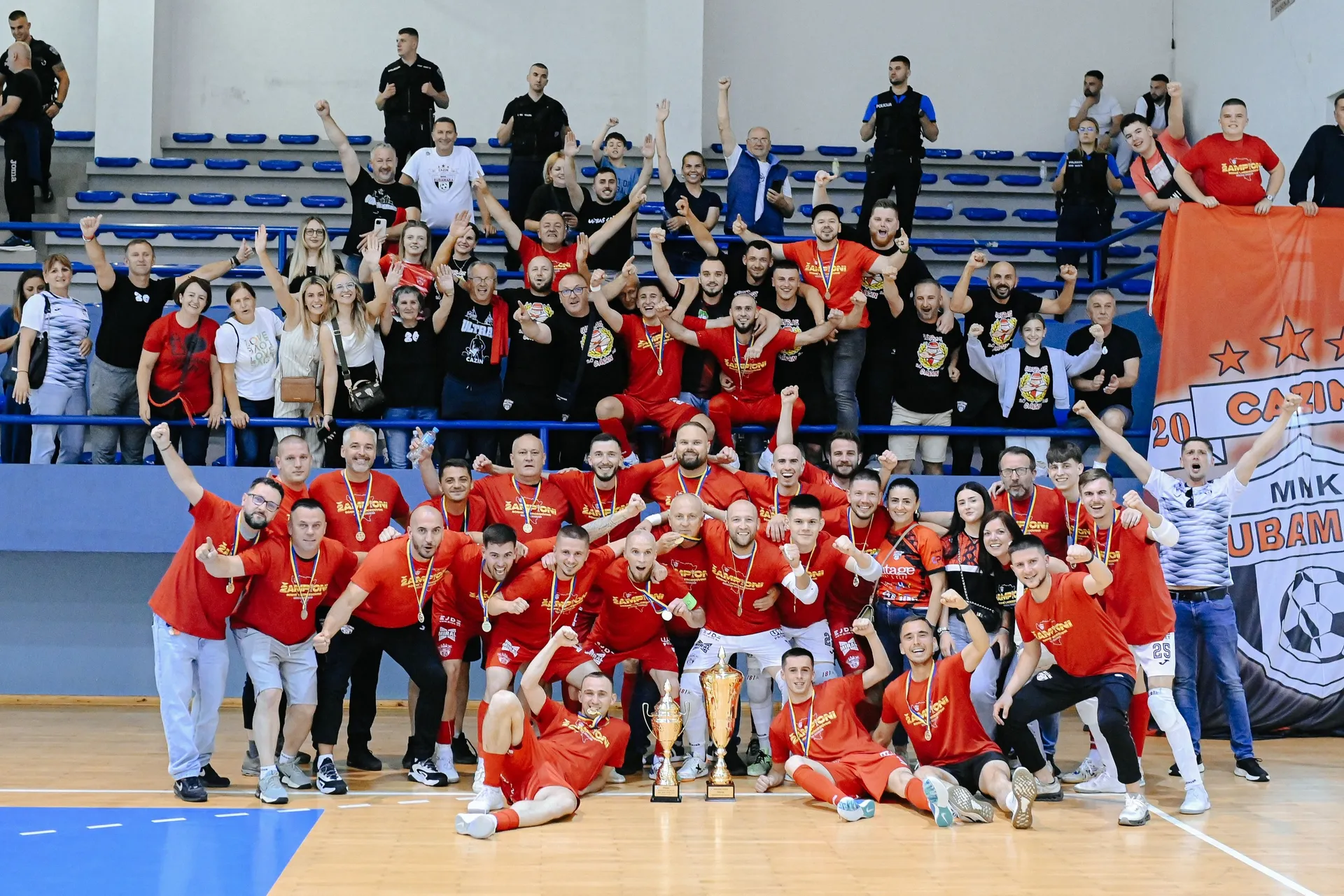 Bubamara slavila u Prozoru i odbranila titulu prvaka Premijer futsal lige BiH
