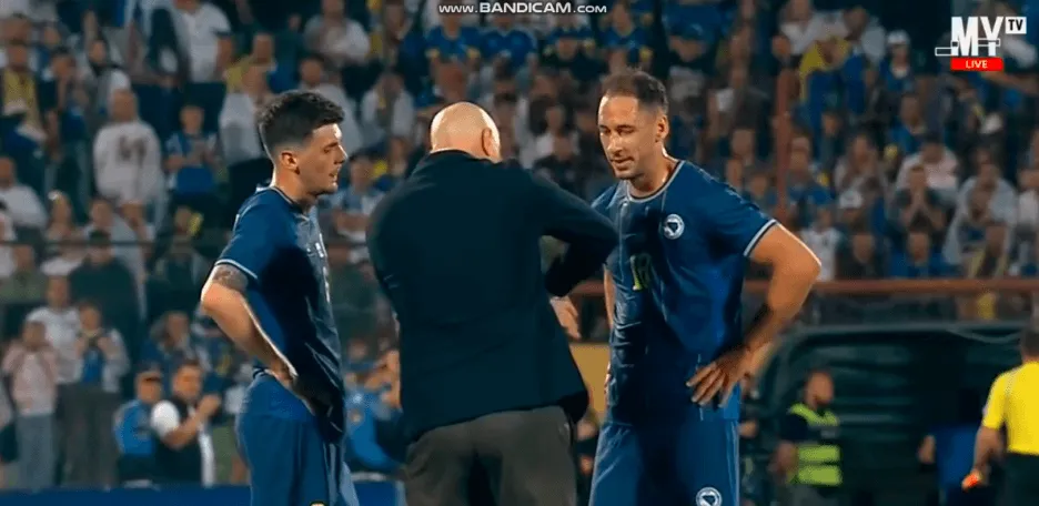 (VIDEO) Razgovor Barbareza i Katića nakon prvog poluvremena privukao pažnju