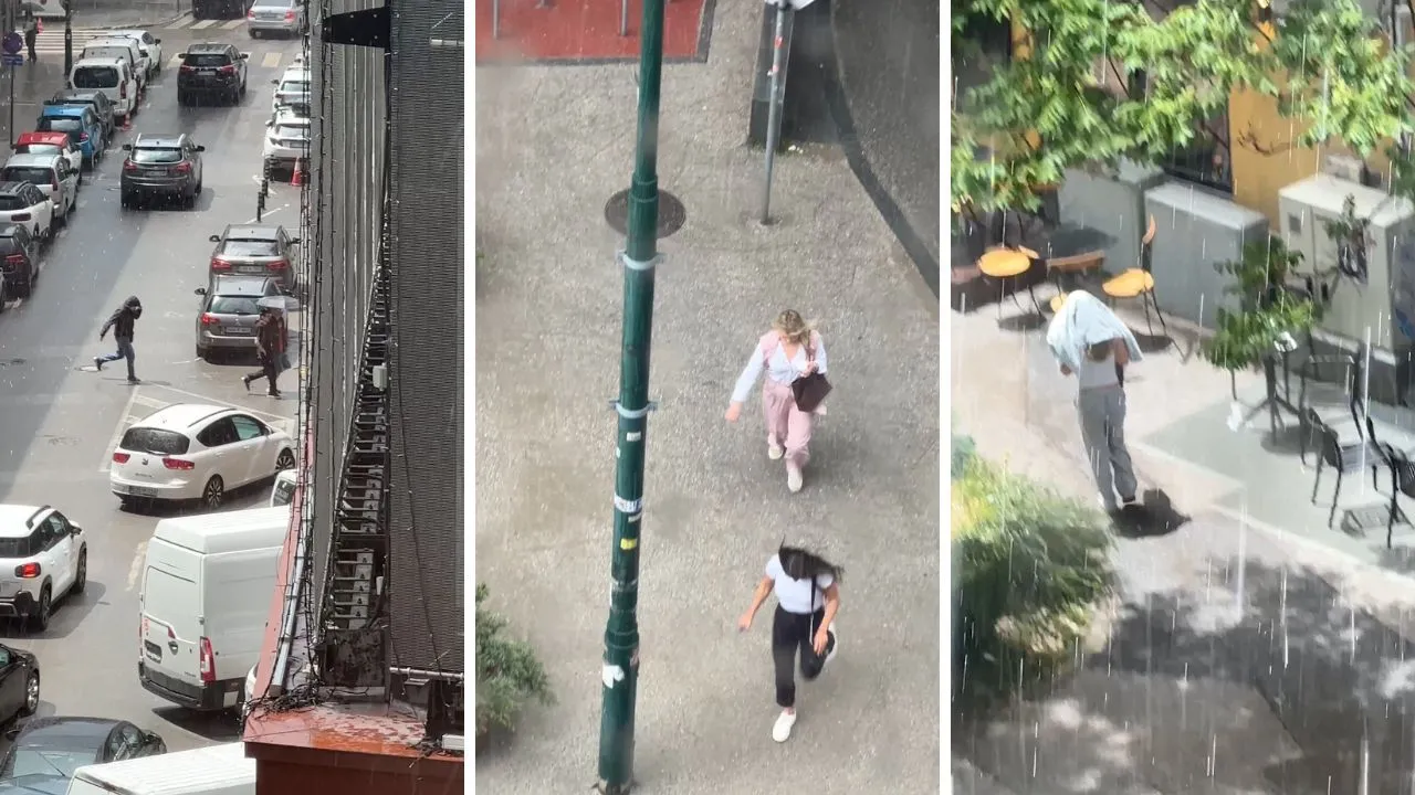 Pljusak iznenadio prolaznike u Sarajevu, poznato kakvo će vrijeme biti narednih dana