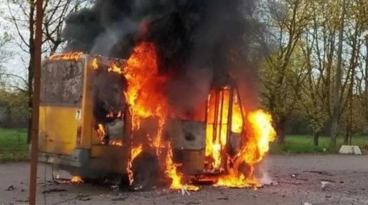 Ruski lov na autobuse u Ukrajini, jednom vozaču bomba pala doslovno na glavu
