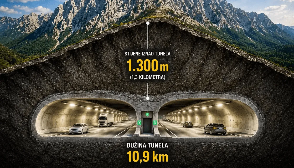 Od Sarajeva do Mostara za samo sat vremena: BiH dobija tunel od milijardu KM