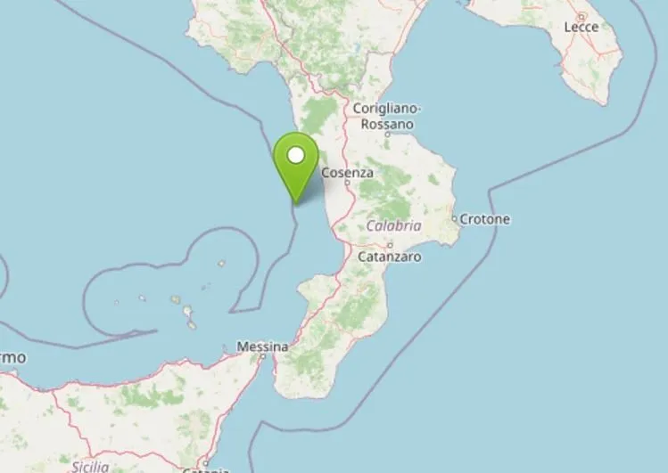 Snažan zemljotres uz južnu obalu Italije, podrhtavanje tla se osjetilo širom Kalabrije