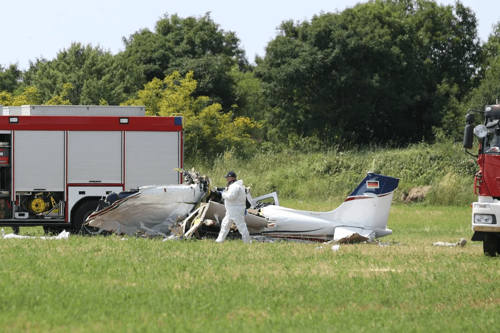 Prve slike s mjesta pada aviona u Hrvatskoj, očevici opisali trenutak udara