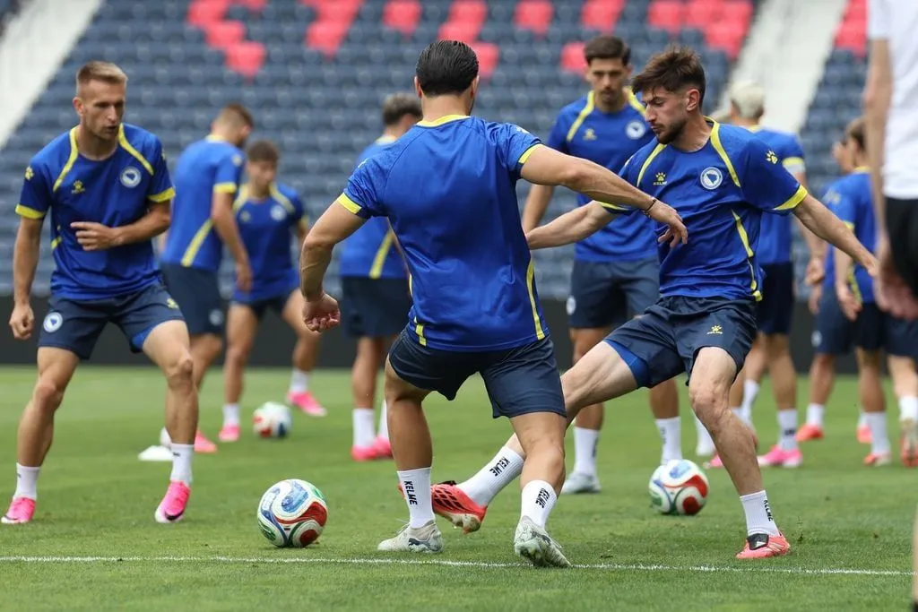 Trening fudbalske reprezentacije BiH