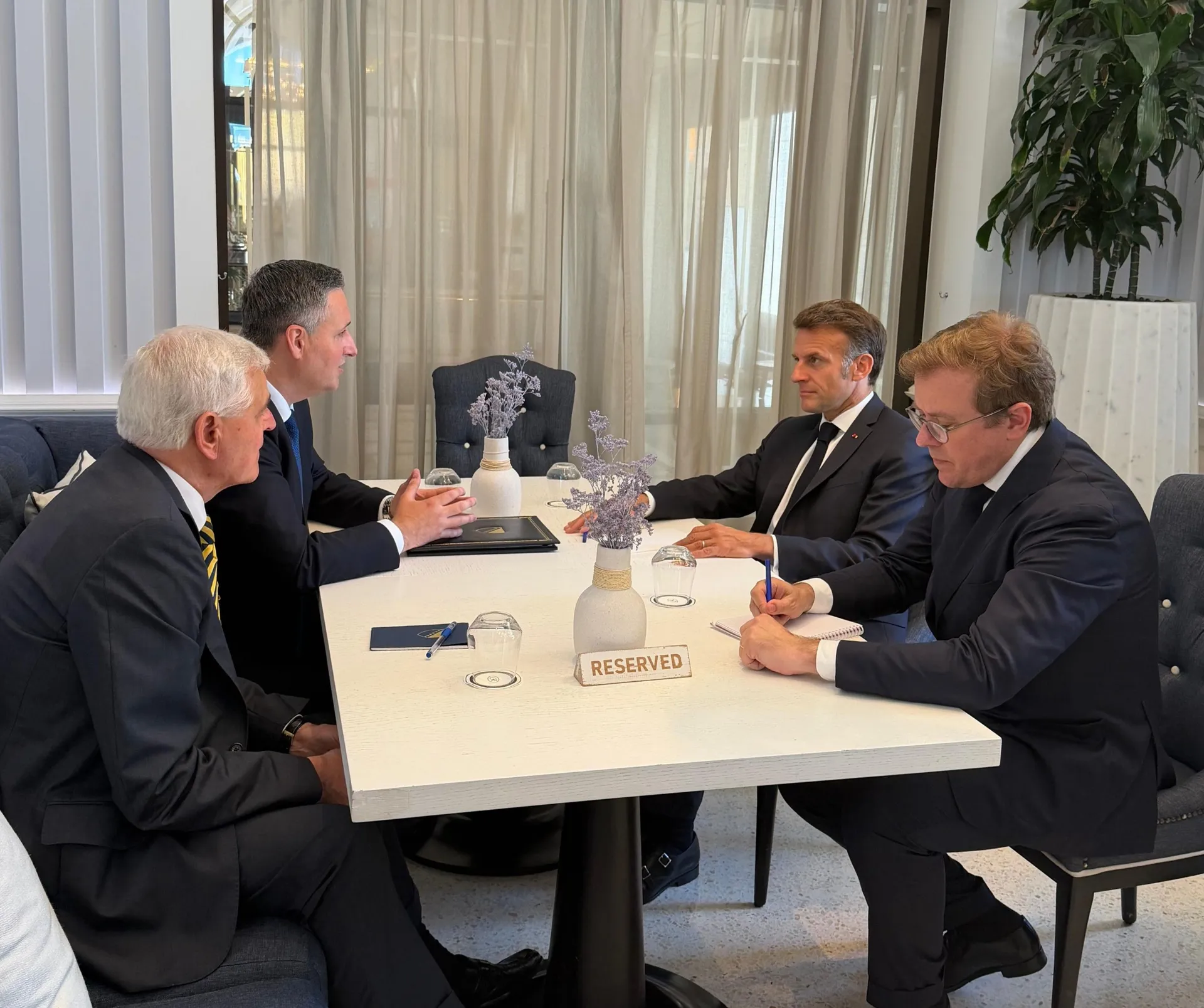 Denis Bećirović i Emmanuel Macron