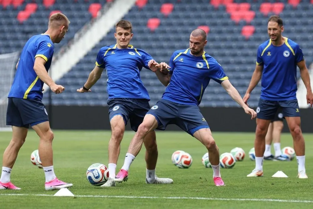 Trening fudbalske reprezentacije BiH