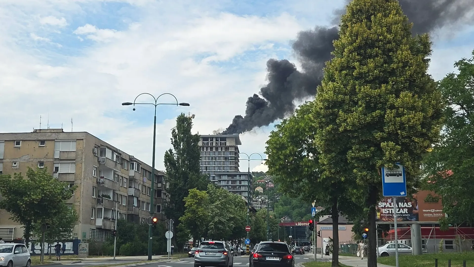 Požar u Sarajevu na Socijalnom, vatrogasci su upućeni na teren