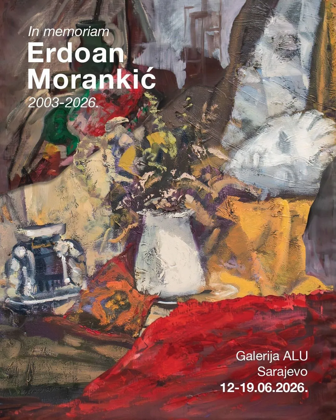 U znak sjećanja na Erdoana Morankića ALU otvara izložbu njegovih radova