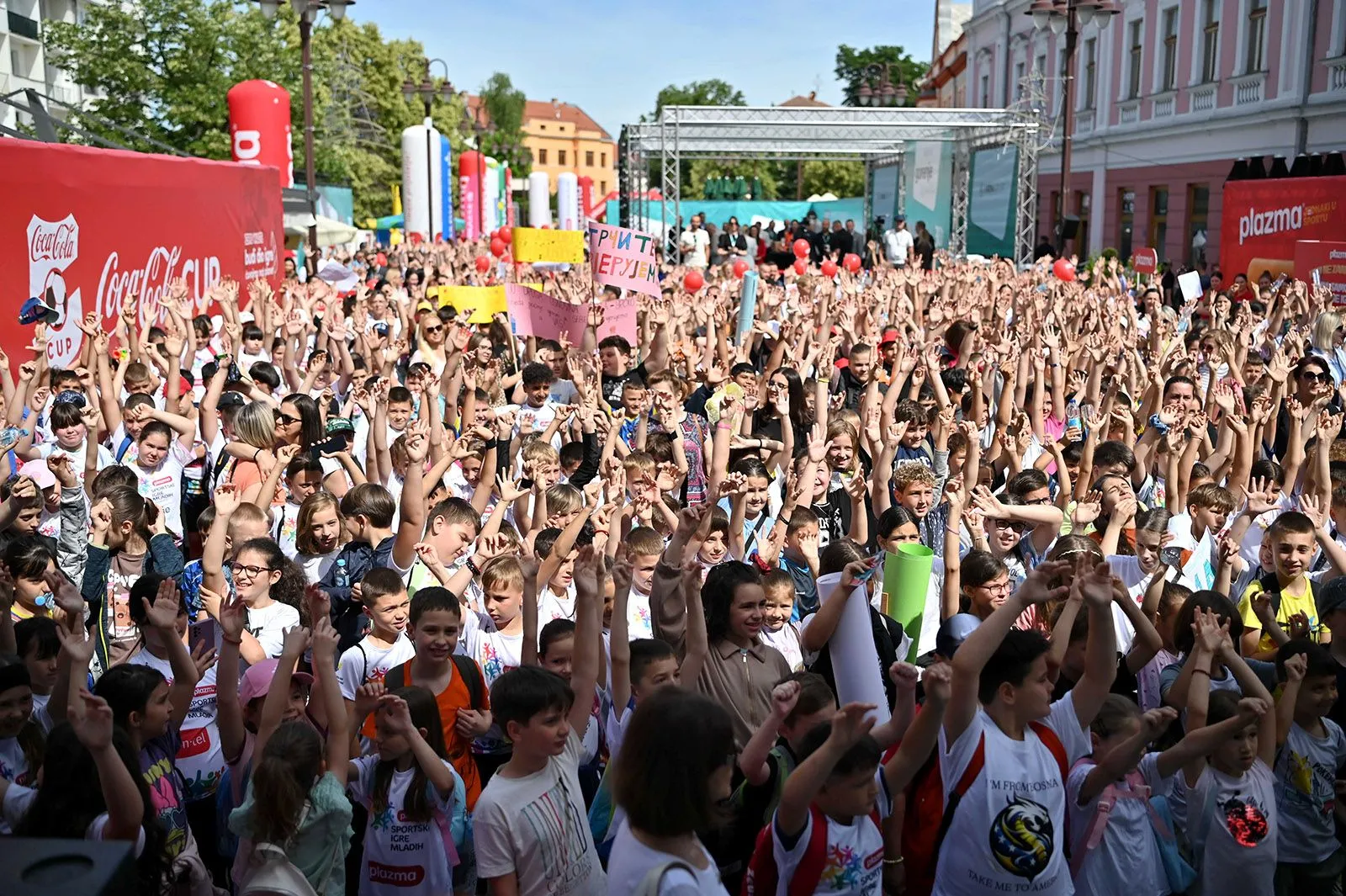 (FOTO) Svečanom ceremonijom u Brčkom otvorena 16. sezona Plazma Sportskih igara mladih