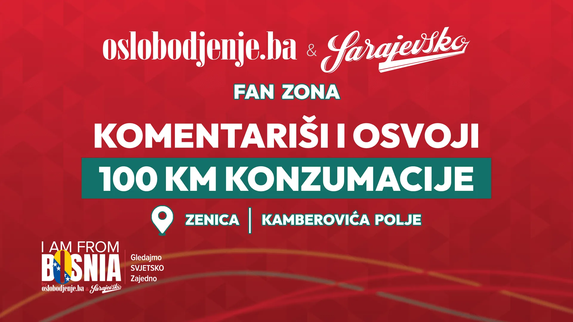 Spremi ekipu za navijanje: Poklanjamo 100 KM konzumacije u fan zoni Zenici