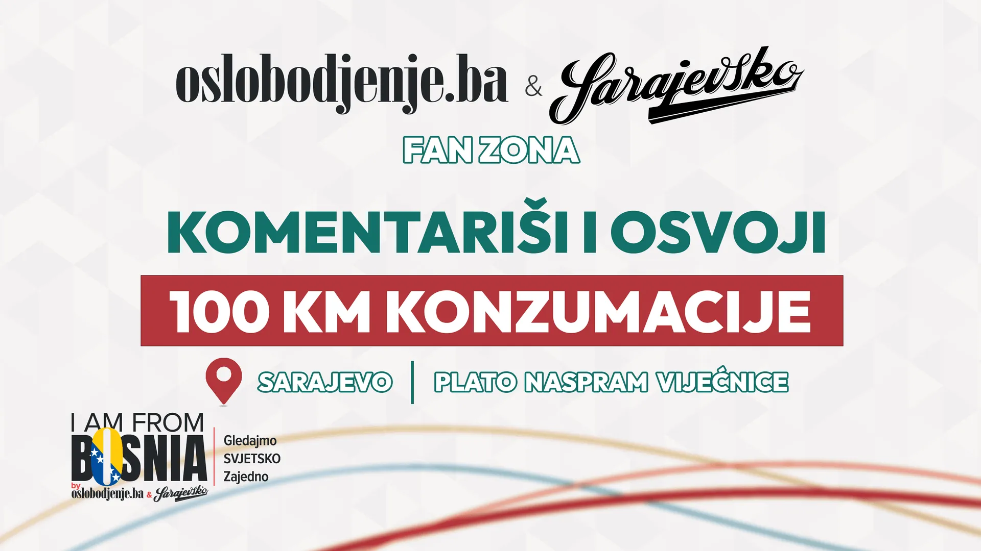 Atmosfera se zagrijava: Osvojite 100 KM konzumacije za svoju ekipu u fan zoni