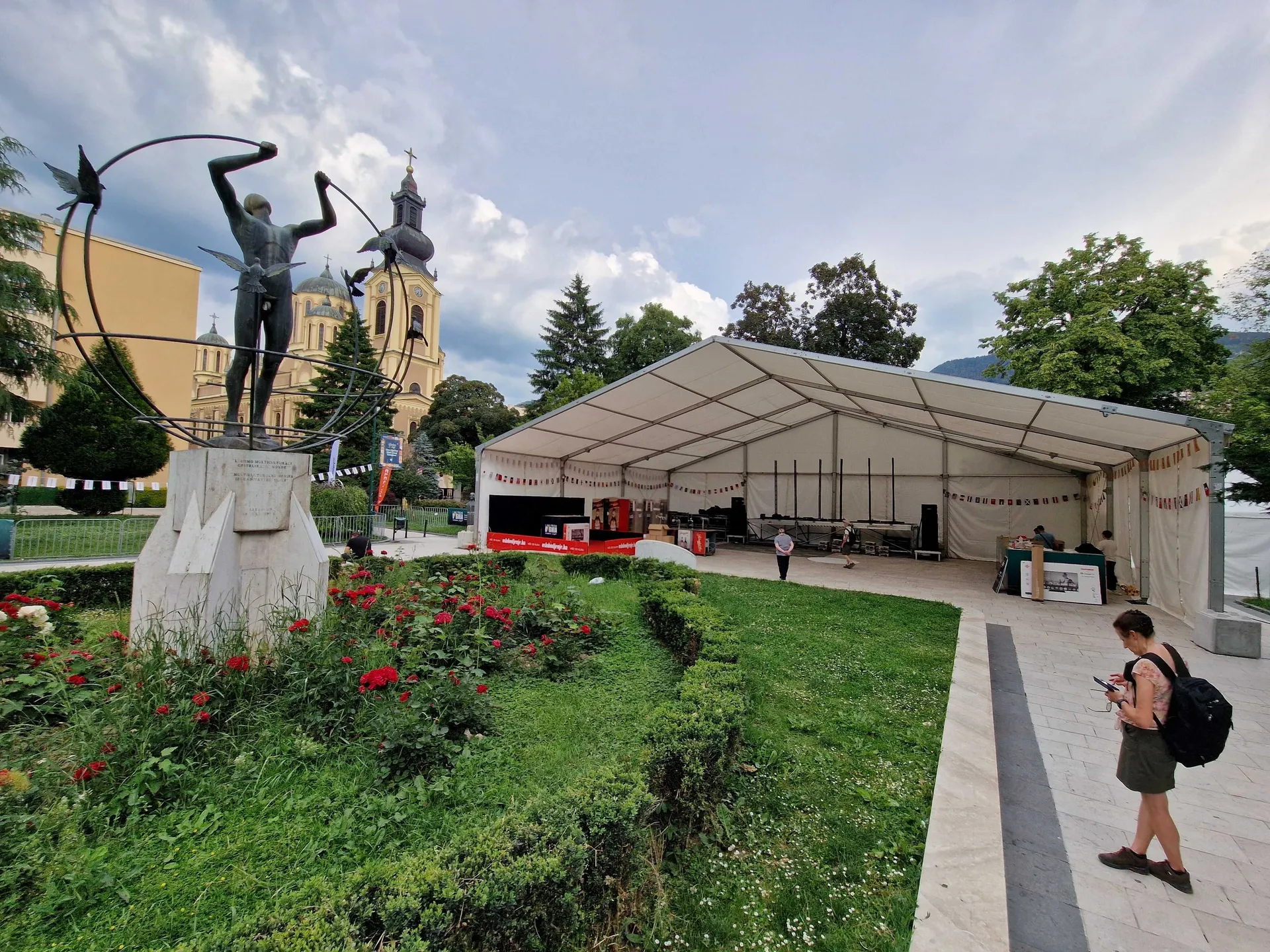 U Starom Gradu dvije zvanične fan zone: na Trgu oslobođenja - Alija Izetbegović i Trgu kod Vijećnice