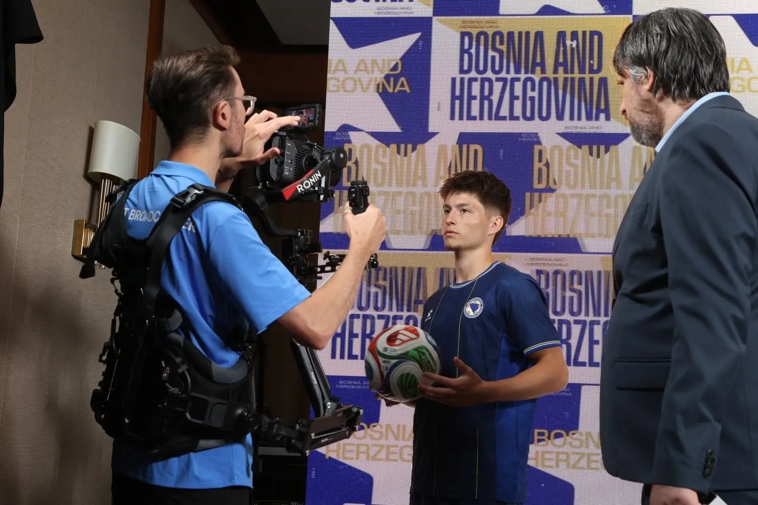 Reprezentativci BiH učestvovali na Media Dayu, snimani su za potrebe TV prenosa
