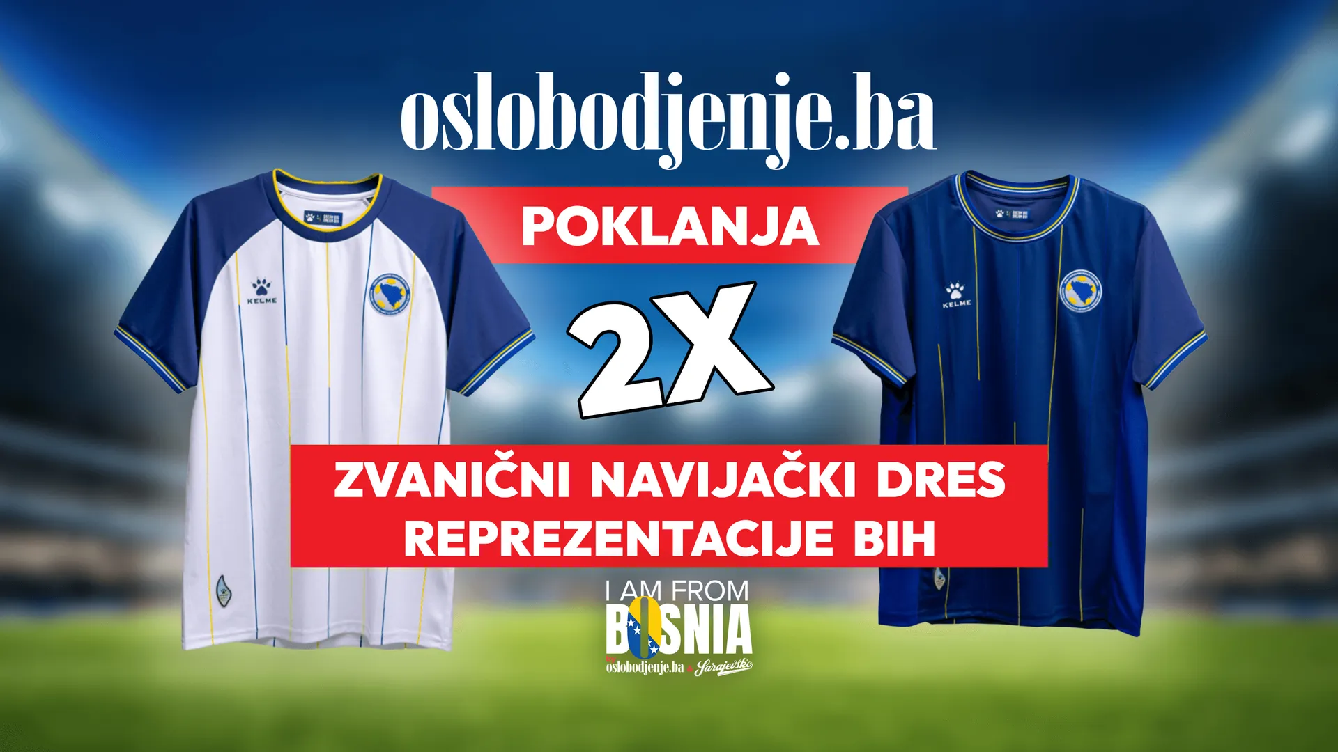 Još niste nabavili nove dresove? Ovo vam je prilika, Oslobodjenje.ba daruje