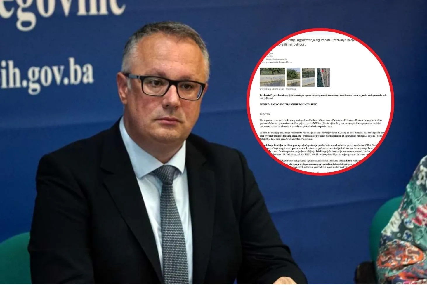 Kajan tvrdi da se poziva na ubistvo njegove porodice, traži hitnu reakciju nadležnih