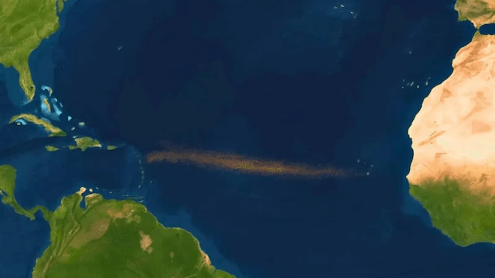 Mrlja duga 8.850 km između Afrike i Amerike zbunila naučnike, ali nije ono što izgleda