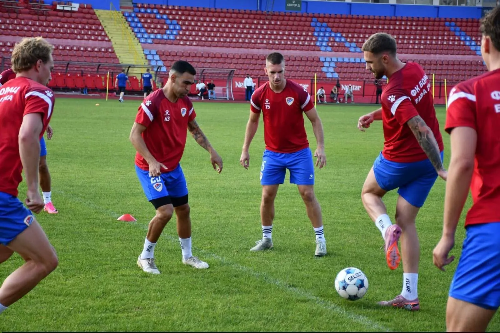 Borac nastavlja sa pripremama