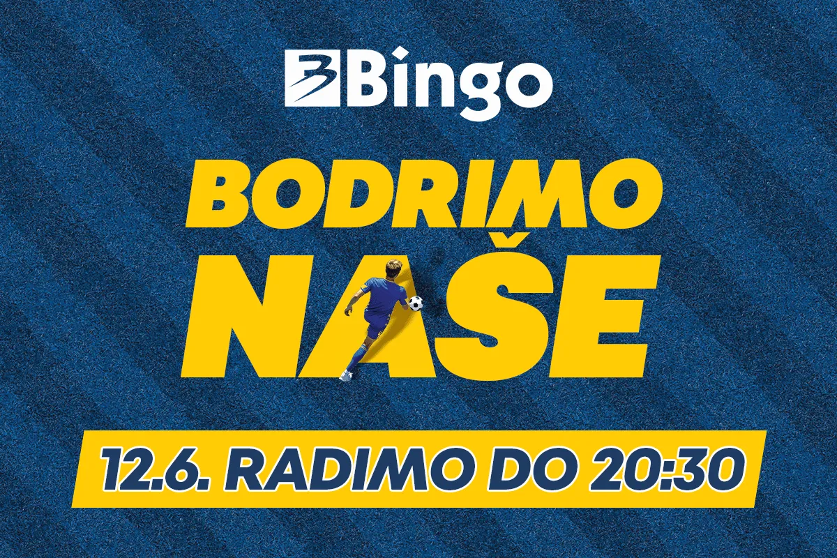 Bingo sutra radi skraćeno: Uposlenici ranije idu kući kako bi bodrili BiH 