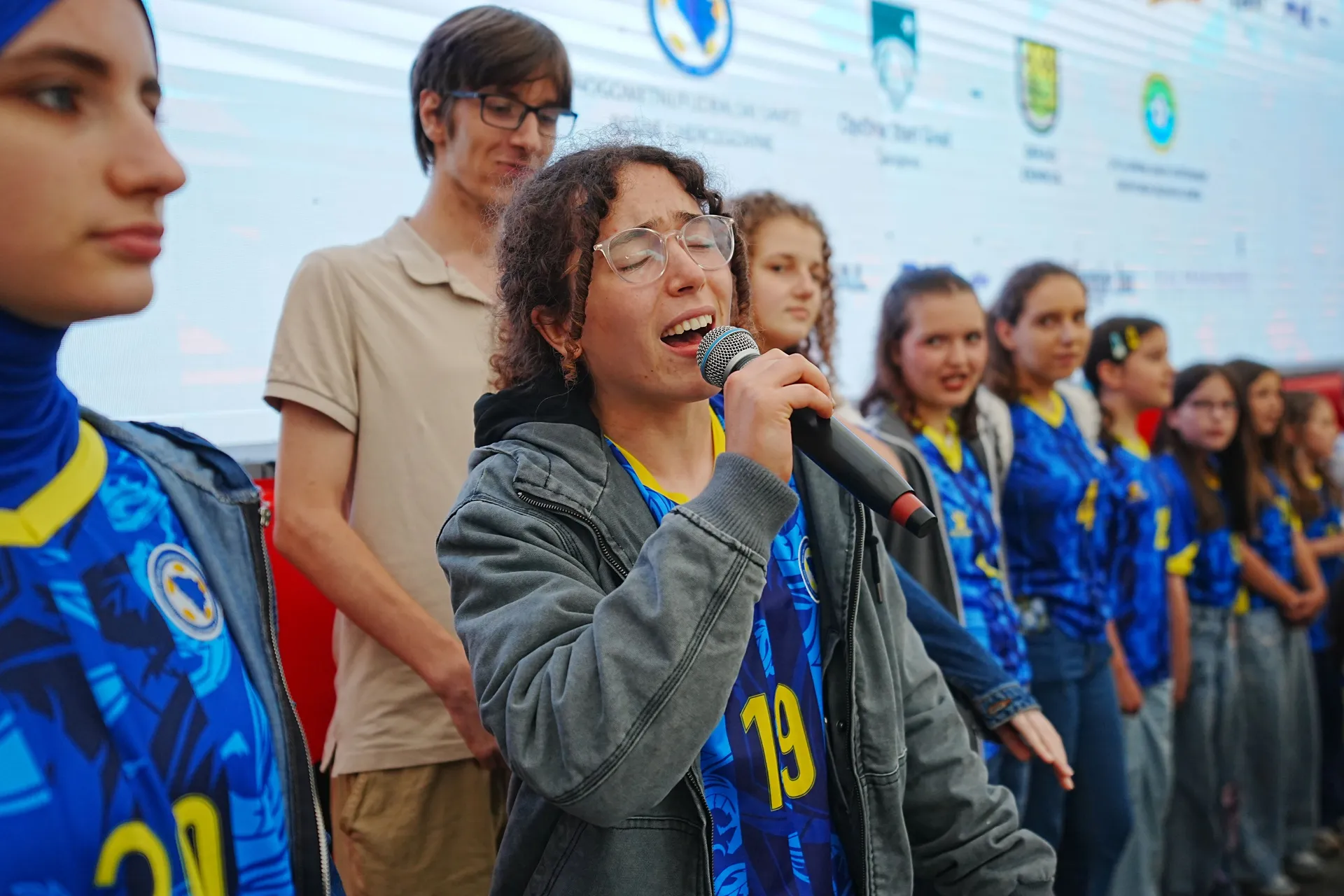 Otvorena zvanična fan zona "I am from Bosnia" na Trgu Alije Izetbegovića