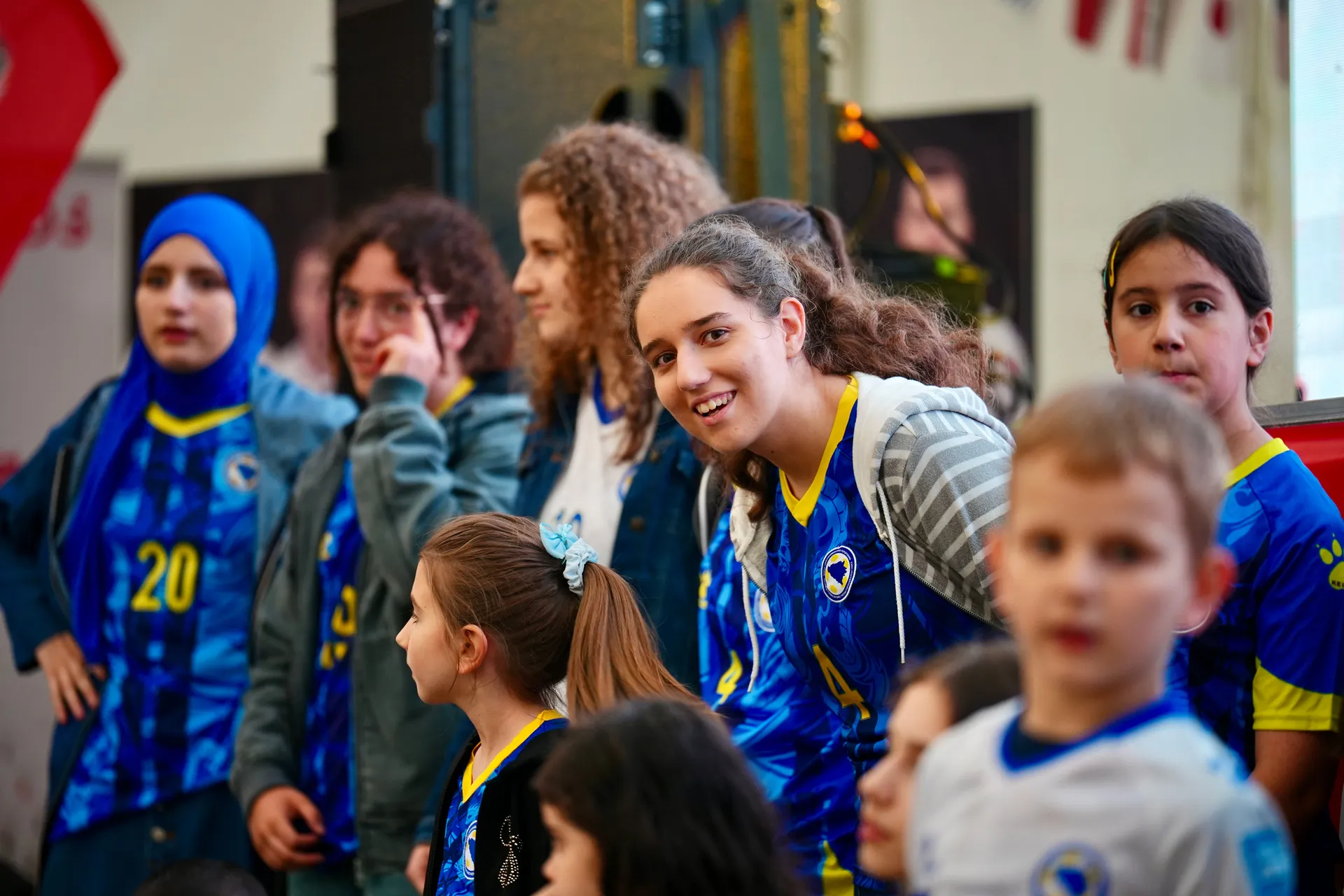 Otvorena zvanična fan zona "I am from Bosnia" na Trgu Alije Izetbegovića