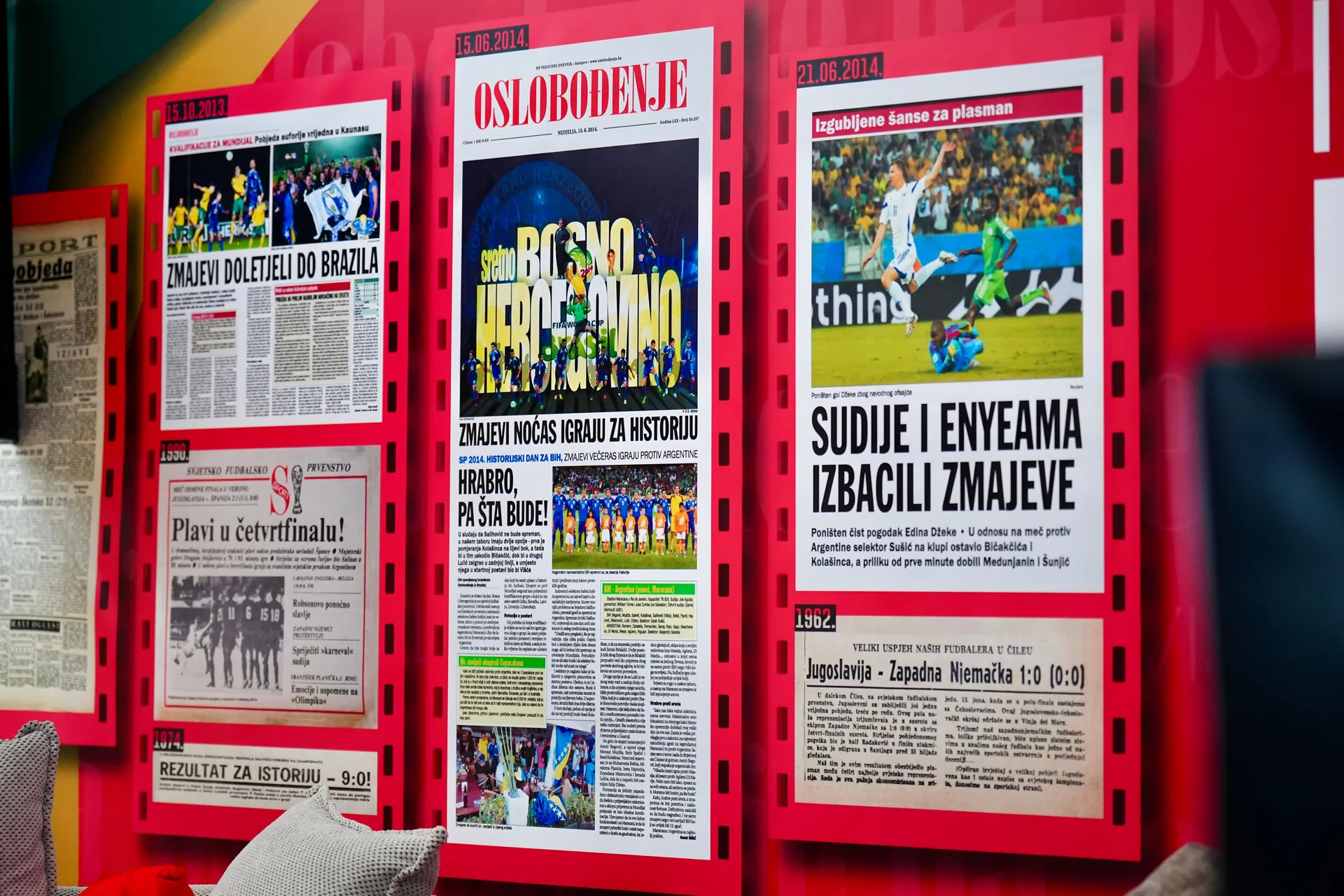 Otvorena zvanična fan zona "I am from Bosnia" na Trgu Alije Izetbegovića