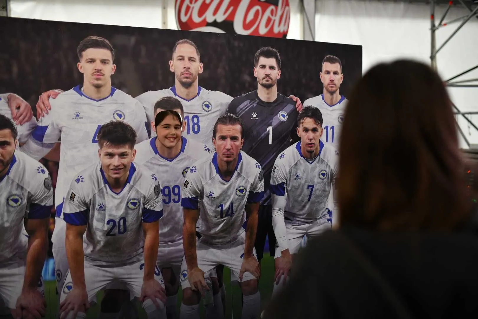 Otvaranje zvanične fan zone "I am from Bosnia" prekoputa Vijećnice