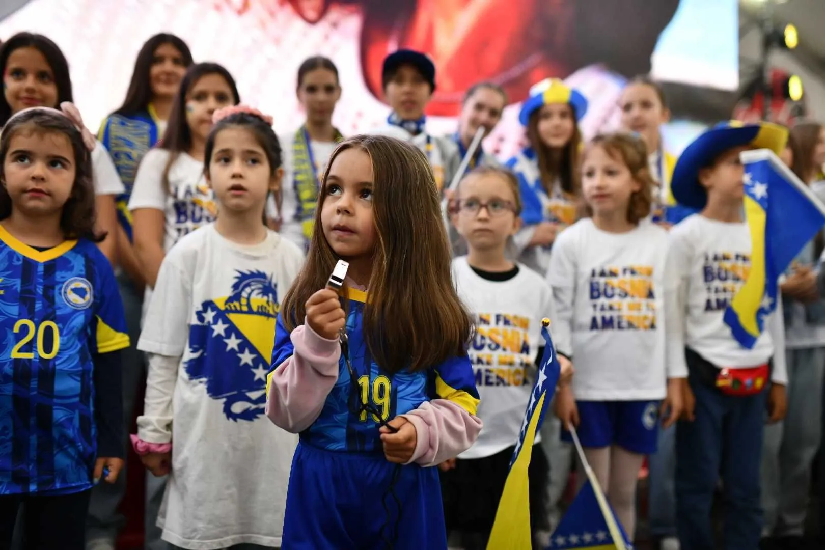Otvaranje zvanične fan zone "I am from Bosnia" prekoputa Vijećnice