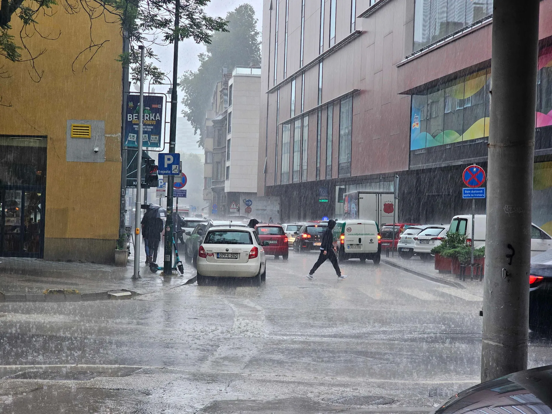 Pljusak u Sarajevu
