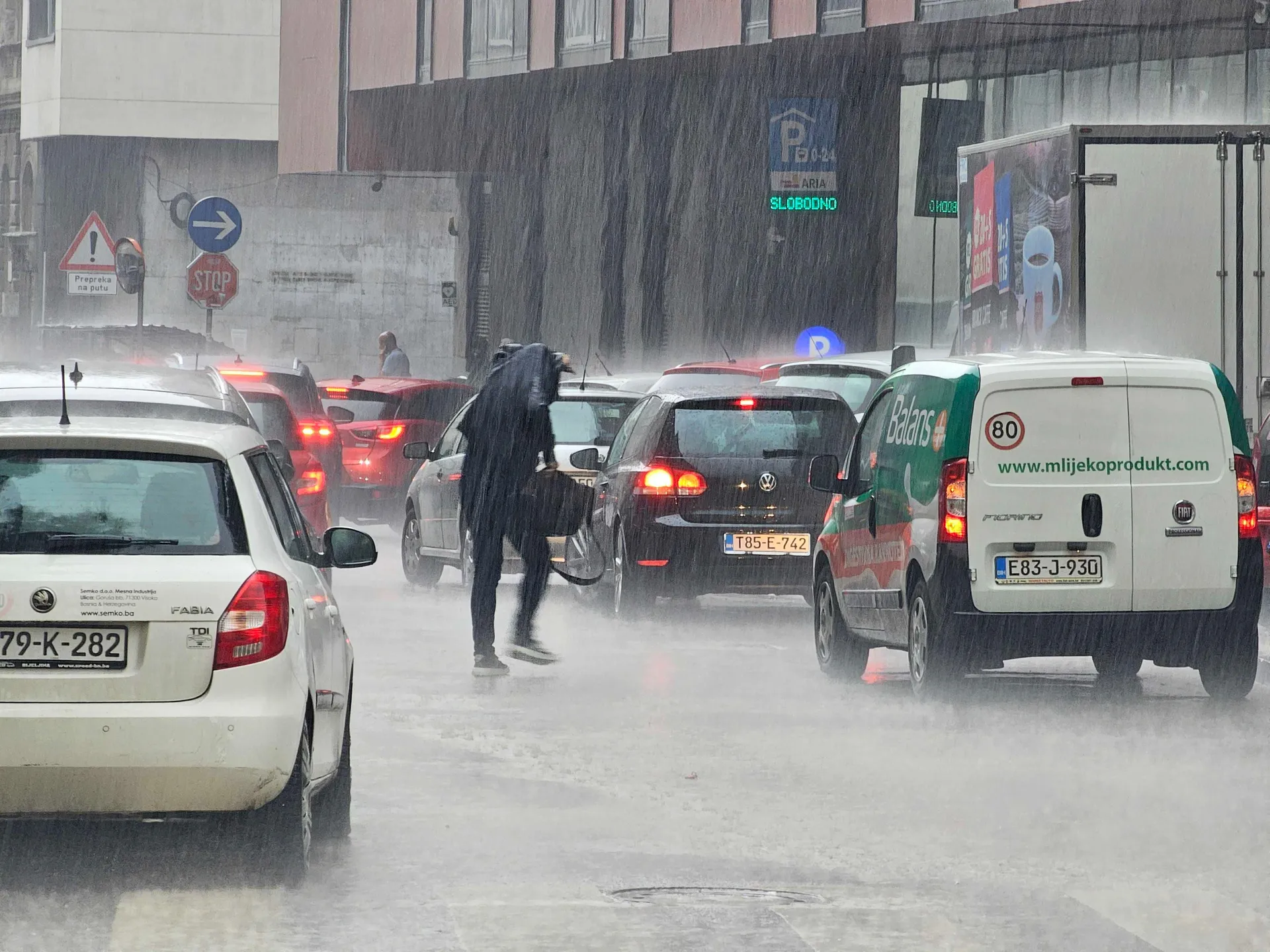 Pljusak u Sarajevu
