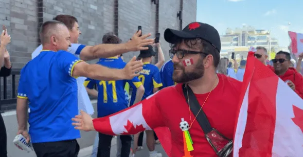 Susret navijača BiH i Kanade u Torontu oduševio svijet, pogledajte kako je izgledao