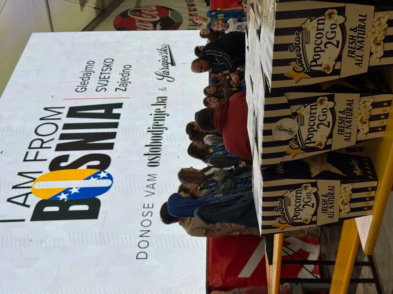 Fan zone I am from Bosnia