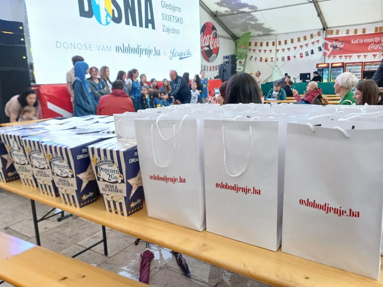 Najmlađi otvorili fan zone „I am from Bosnia“ i osvojili srca navijača
