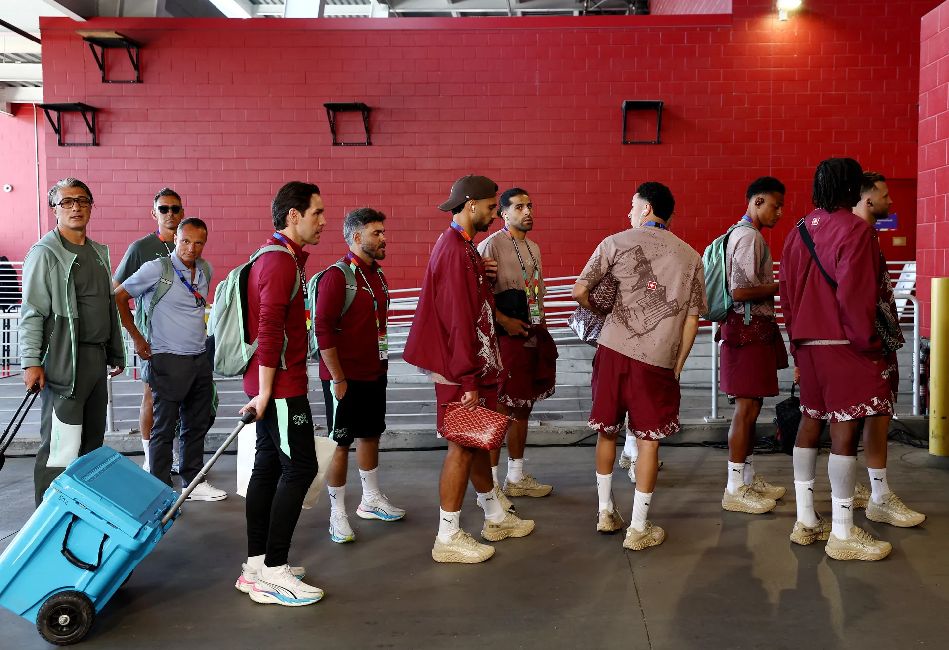 Igrači su stigli na stadion - FOTO: REUTERS/Eloisa Lopez
