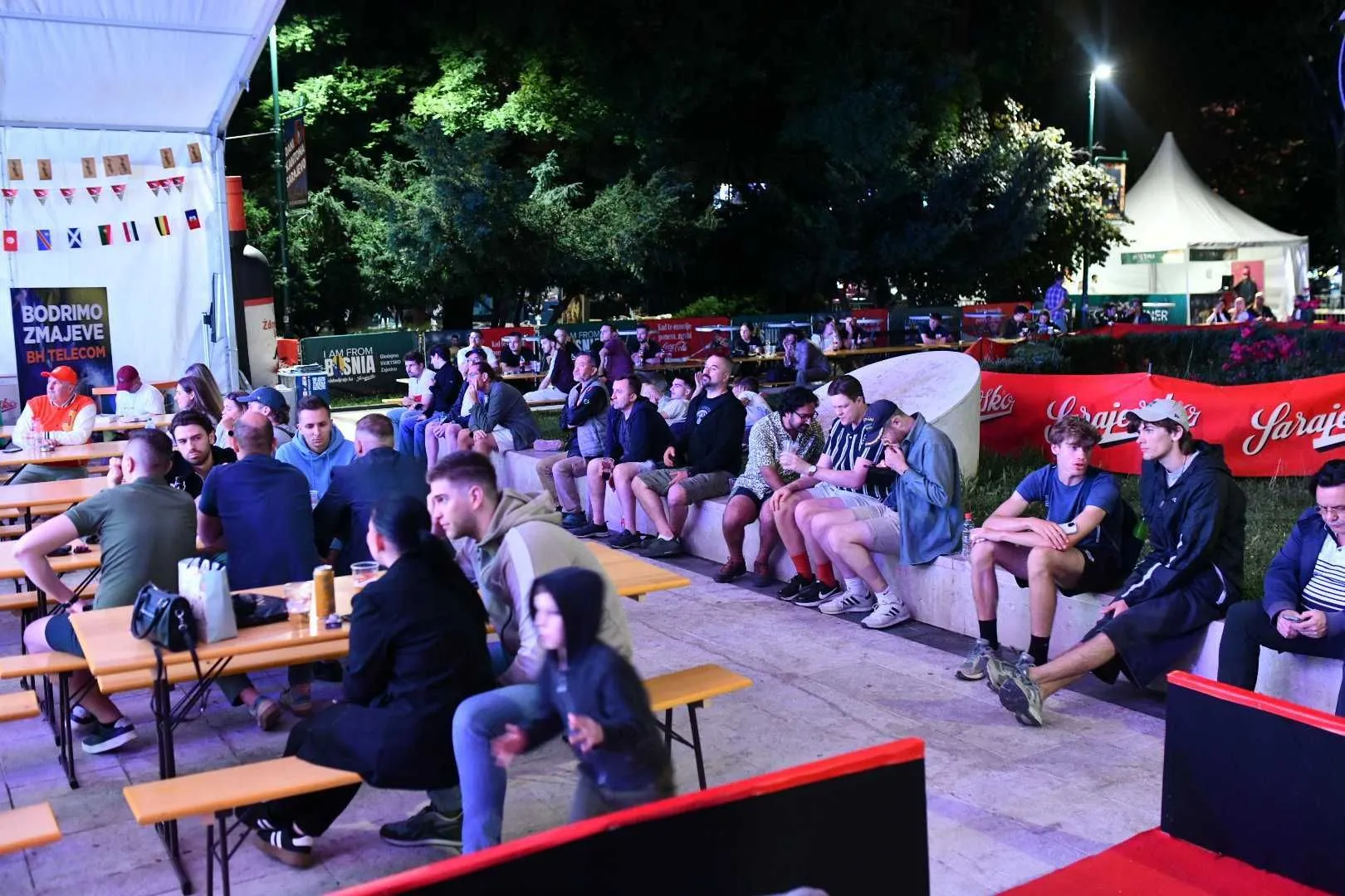 Slike iz Fan zone