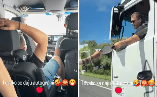 Pogledajte kako su članovi Crvene jabuke dali autogram fanu na neobičan način