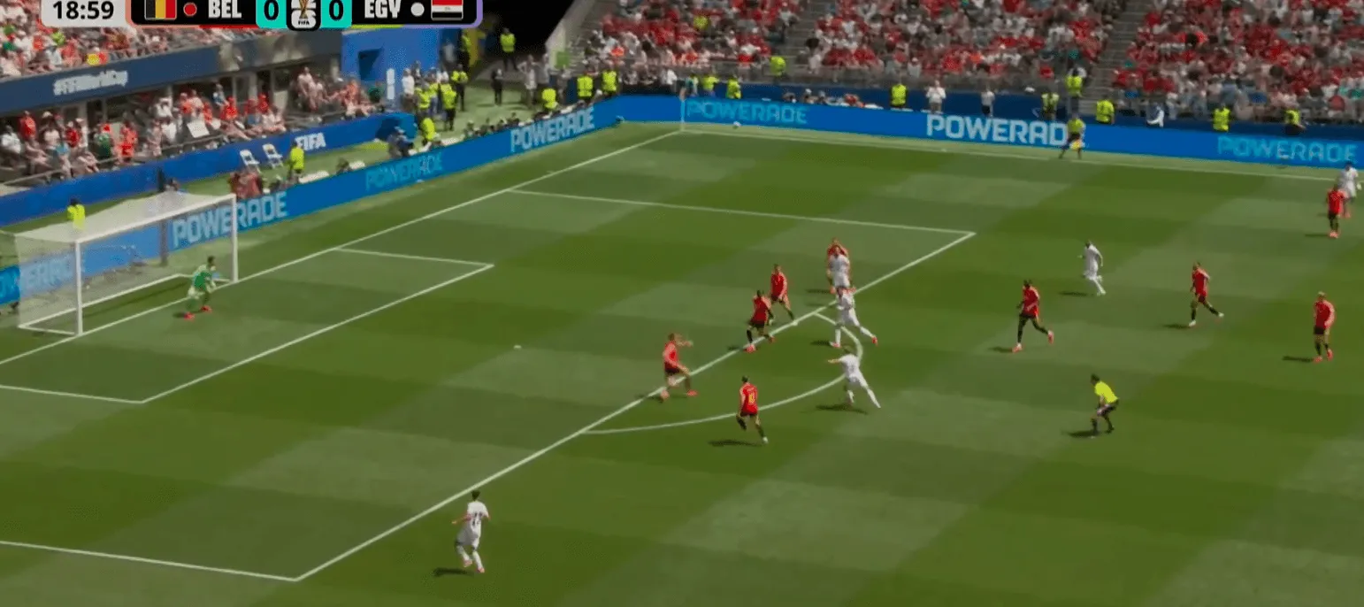 (VIDEO) Egipat spektakularnim golom poveo protiv Belgije, Courtois nije imao šanse