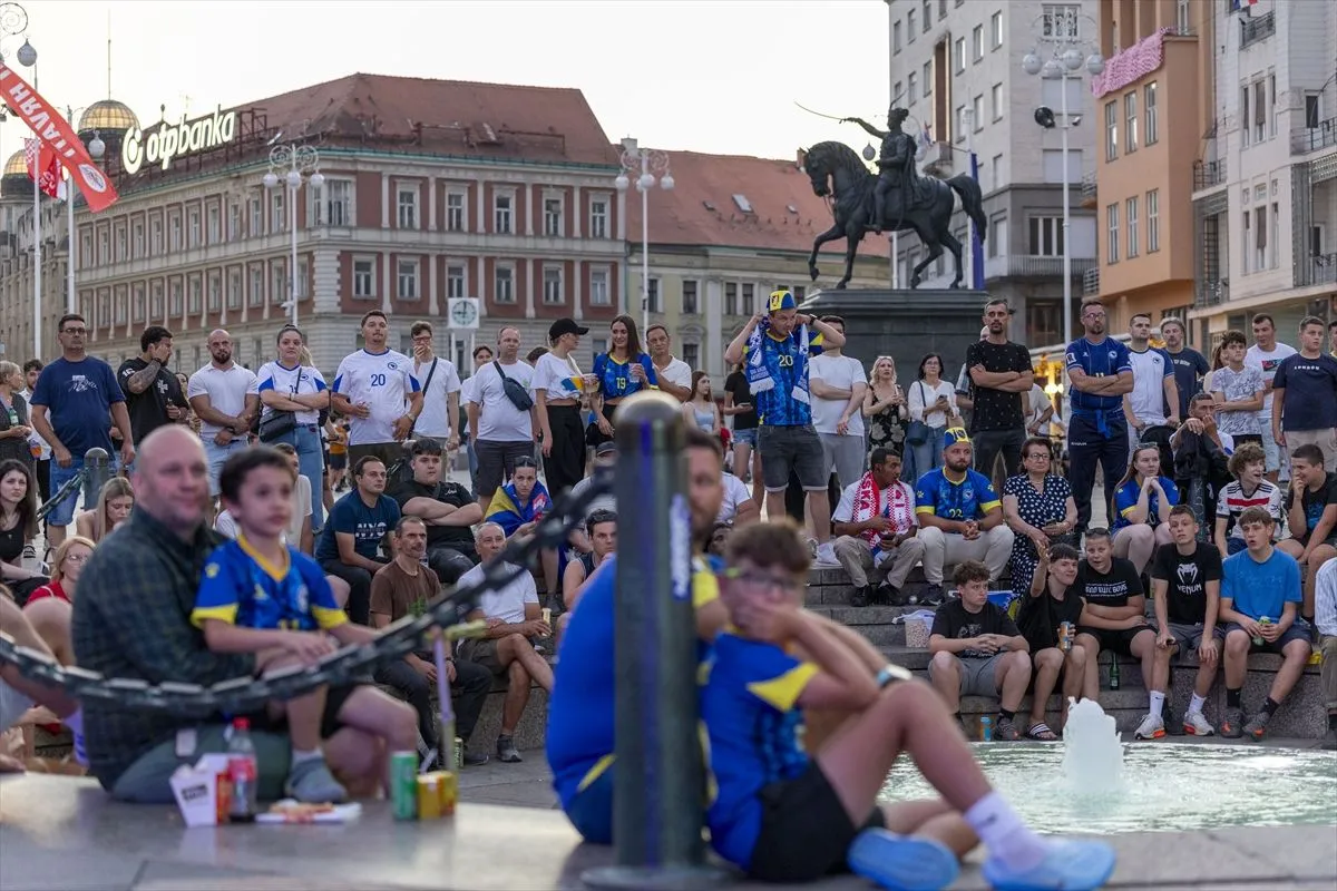 Plavo-žute boje zavladale centrom Zagreba