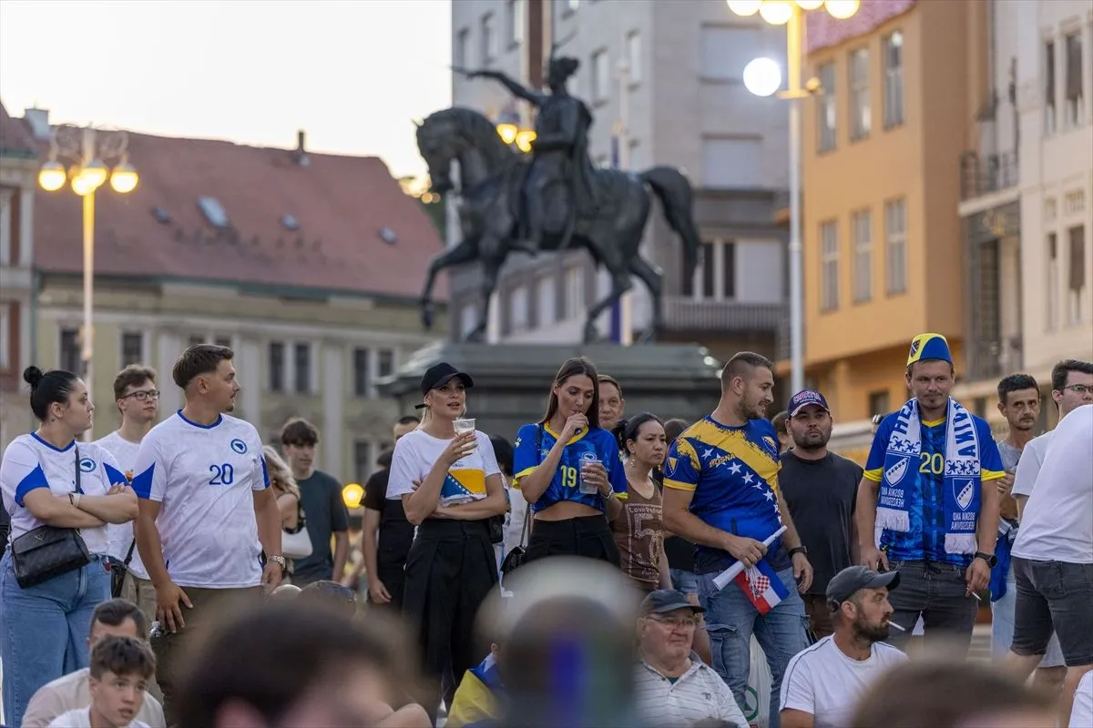 Plavo-žute boje zavladale centrom Zagreba