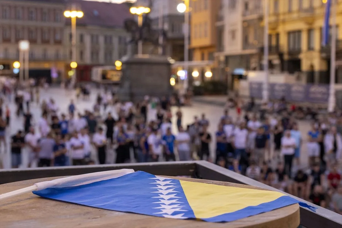 Plavo-žute boje zavladale centrom Zagreba