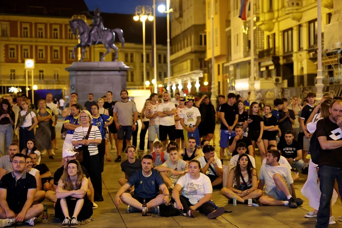 Plavo-žute boje zavladale centrom Zagreba