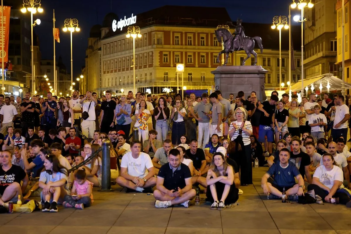 Plavo-žute boje zavladale centrom Zagreba